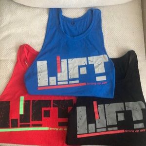 3 STRONG LIFT WEAR TANK TOPS FOR MEN